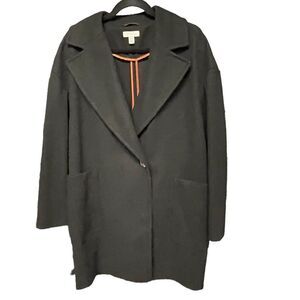Top Shop ~ CARLY COAT ~ OVERSIZED POCKETS ~ BLACK US SIZE 10